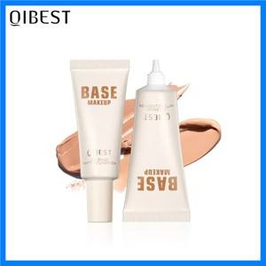 QIBEST 파운데이션 리퀴드 컨실러 모이스처라이징 라이트 BB 크림 오래 지속되는 오일 컨트롤 천연 비 필링