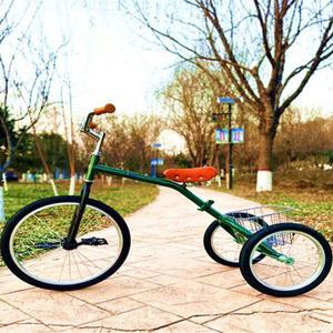 성인 세발자전거 어름세발자전거 삼륜 접이식 역세발 복고풍