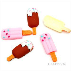 [룰루핑거] 미니어쳐 아이스크림바 1x2.7x0.6cm (5개입) 1RX-02-404