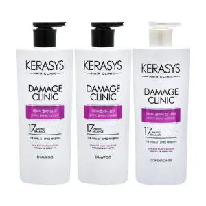 케라시스 데미지 클리닉 샴푸 750ml 2개 + 린스 750ml