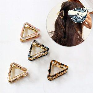 집게삔 세련된 자개 집게핀 삼각형 디자인 스타일리시한