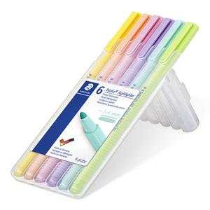 스테들러 형광펜 트리플러스 텍스트서퍼 파스텔 6색세트 362 CSB6