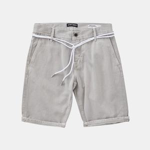 ITALY 피그먼트 그레이 데님 반바지 CSPT113