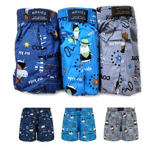 엠알키즈 남아 순면 트렁크 팬티 3매입 사각트렁크팬티