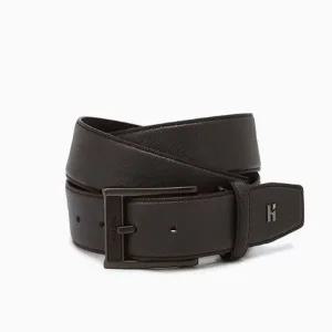 [NS홈쇼핑][헤지스ACC]HJBE5F332W3 브라운 단색 H장식 소가죽 벨트[35177909]