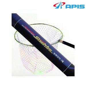 [아피스] 토너먼트 센스티브 잉어뜰채세트 4절 바다/선상/민물 4절 2.7m 55cm망포함