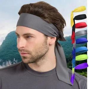 [하프클럽/셀러허브_여성트랜드패션]러닝 헤어 스카프 1P 신축성 라이딩