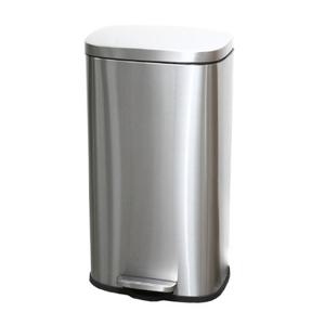 무소음 스텐레스 사각 휴지통 30리터