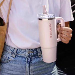 스탠리텀블러 퀀처 1.18 플립 스트로 대용량 텀블러