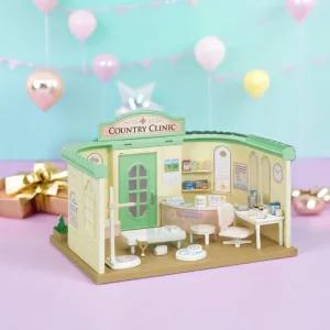 실바니안 패밀리 어린이병원 의사 역할놀이 하우스 만들기 미니어처 꾸미기 소품 모형 세트