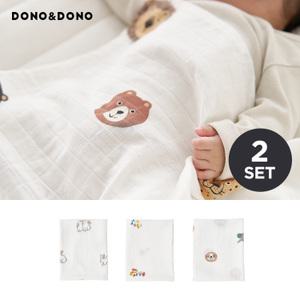 [도노도노] 1+1 아기 순면 코튼 라이트 블랭킷M(70X90)