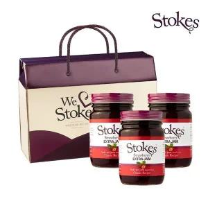 [하프클럽/]Stokes 영국 프리미엄 잼 스톡스 스트로베리 잼 (340g x3개입) 선물