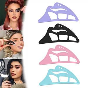 1pcs 실리콘 Eyetour  섀도우 가이드 눈썹 도구 메이크업 스텐실 패드 초보자 및 메이크업 아티스트  섀도