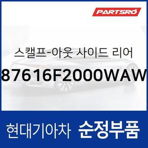 [현대모비스]아반떼AD/뉴 아반떼AD 사이드미러커버 백미러커버,운전석쪽 (폴라 화이트) (87616F2000WAW)