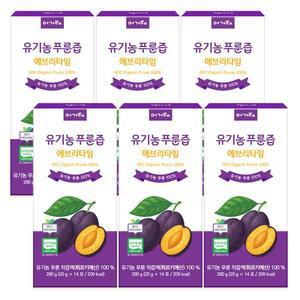 [머거요] 유기농 푸른즙 에브리타임 100% NFC 착즙 푸룬주스 14포 6박스