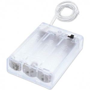 AA 3구 투명 커버스위치홀더 건전지홀더 배터리케이스