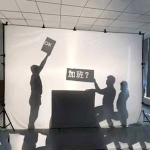 그림자극 천막 그림자 연극 4m 조명 공연 2m 2 5m 로드 길이 높이 2미터 휴대용