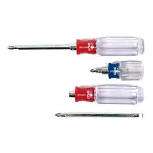 (6.35x200mm 1EA) 베스토-투명 양용드라이버/비트/십자/정밀/도라이버/일자/가정/공구/자석/스크류