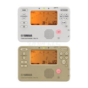 야마하 튜너 메트로놈 TDM-710 단일 컬러 클립 듀얼기능 비비드 기능 골드 연습용