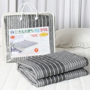 한일의료기 전자파없는 탄소매트 1인용 전기매트 프리볼트 해외겸용 캠핑용 가정용