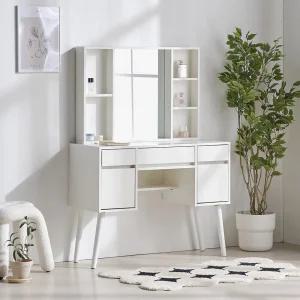 [착불] 이즈 로빈 1000 수납 거울 화장대 세트 IJL302