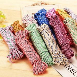 텐트 빨래줄 캠핑 10m 밧줄 스트링 로프 낚시 다용도 등산 로프. 컬러 빨랫줄