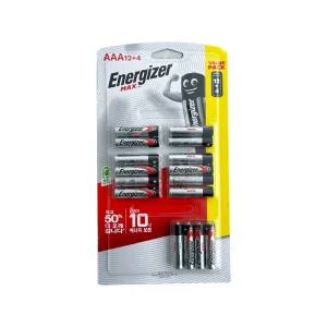 에너자이저 알카라인 맥스 건전지 AAA 12+4 (16개입)