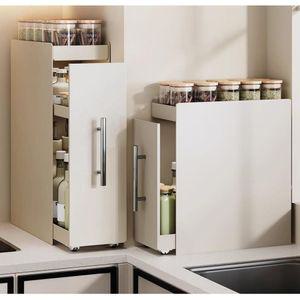 주방 슬라이딩 양념선반 정리대 보관함 조미료 선반 수납장