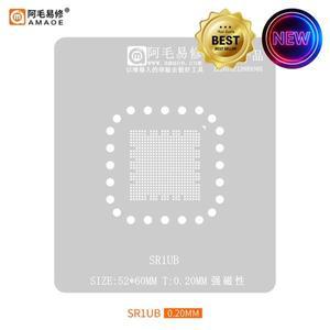 AMAOE SR1UB BGA 리볼링 스텐실 아톰 CPU Z3735F 태블릿 컴퓨터 제어 0.20mm 주석 도금 스틸 메쉬