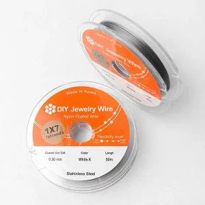 비즈아이 [8-491-01]써지컬스틸 와이어줄 피아노줄 0.3mm 무도금 ,1롤(약50M)