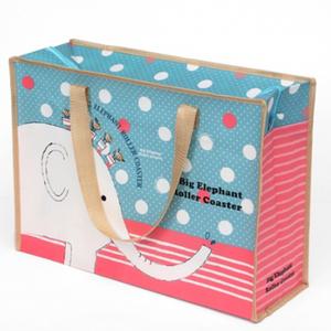 사각 작은 쇼핑백 지퍼 보조가방 방수비닐 손가방 자크 직사각