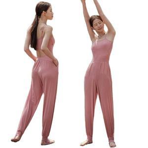 에어로빅 점프수트 요가복 포켓 팬츠 전신