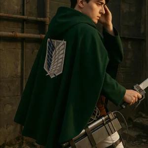 조사병단옷 진격의거인 망토 조사병단 자유의날개 진격거 코스프레