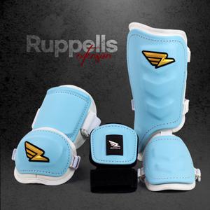 러펠스 NEW 익스텐션 암가드 풋가드 손등가드 3종세트 스카이블루