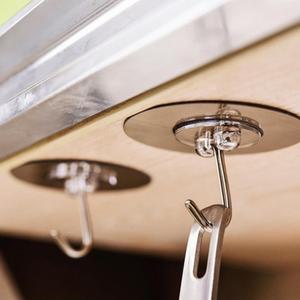 각도조절 후크 접착식 고리 하중5kg 10P 진열 주방 훅