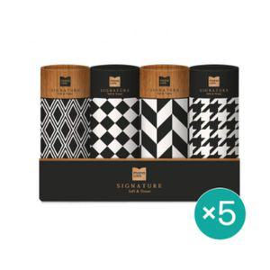 모나리자 원통형 티슈 80매 4입 5팩 총(20입) 차량용 휴대용 디자인 휴지 화장지