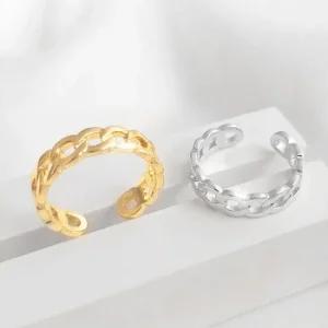 변색없는 반지 써지컬 악세사리 쥬얼리 그리드 써지컬반지 금반지 패션반지 도금반지 데일리반지