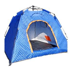 누빔원터치텐트 겨울용텐트 동계 야외낚시 쉘터 육각형 방한 34인 따뜻한캠핑 큐브텐드