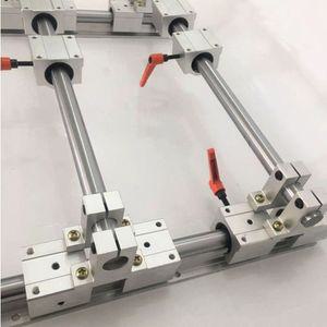 슬라이드 XY축 상하 바이스 테이블 크로스 이동 좌우 레일