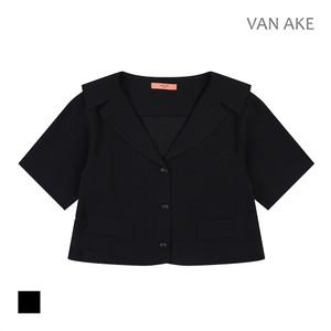 [반에이크] 카라넥 반팔 셔츠자켓_VB38JKUD01Z