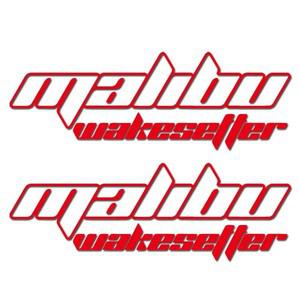 말리부 말리부 웨이크세터 스키 비닐 데칼 스티커 2x