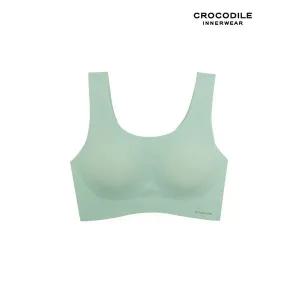 [하프클럽/크로커다일 이너웨어]쿨 인견 라이크라쉘론 U넥 브라 그린 CDWBR3N0