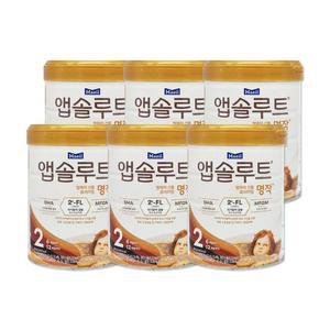매일유업 앱솔루트 명작 2FL 2단계 800g 6개/mjc