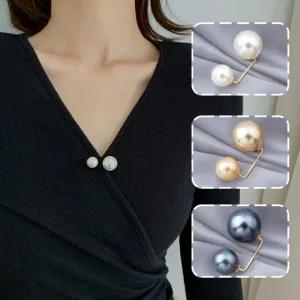 진주 옷핀 수선핀 허리 둘레 브로치 고정핀 조절핀 치마 바지 줄이기 매너 셀프수선