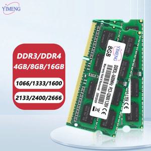 DDR3 DDR3L DDR4 8GB 16GB 노트북 메모리 램 PC3 1 5V PC3L 35V 1066 1333 1600Mhz PC4 2133 2400 2666 3200Mhz SODIMM