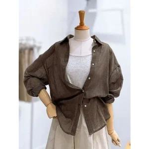 [갤러리아] [레코브]이너셋업 린넨셔츠(LC41E9NB019D)