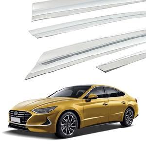 소나타DN8유니 크롬 썬바이저 차량용 윈도우 창문 진흥 6P