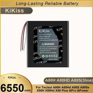 Teclast A80H A80HD A80S A80se X80H X80HD X80 Plus &Pro &Power PC 3Line용 태블릿 배터리 6550Mah