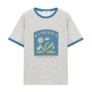 [AK수원점]  프린팅 오가닉 반팔 면 티셔츠(KSZ2QK47)