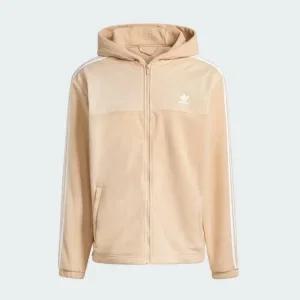 [롯데백화점]아디다스 남여공용 오리지날 아디컬러 3-스트라이프 테디 플리스 후드 자켓 IZ2487